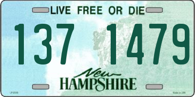 NH license plate 1371479