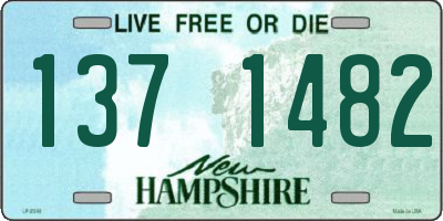 NH license plate 1371482