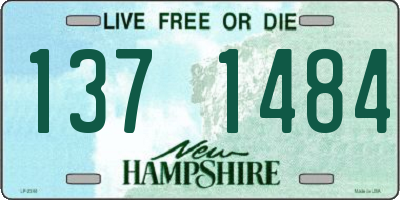 NH license plate 1371484