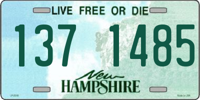 NH license plate 1371485
