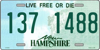 NH license plate 1371488