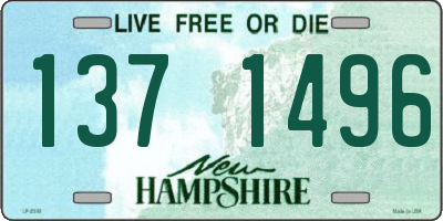 NH license plate 1371496