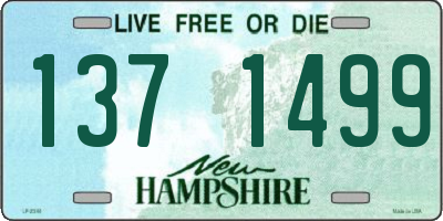 NH license plate 1371499