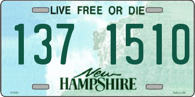 NH license plate 1371510