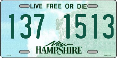 NH license plate 1371513