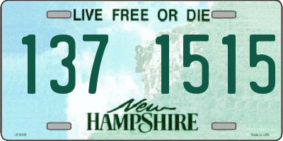 NH license plate 1371515