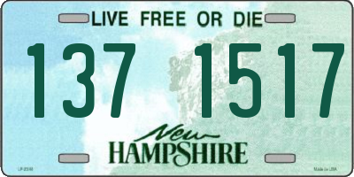 NH license plate 1371517