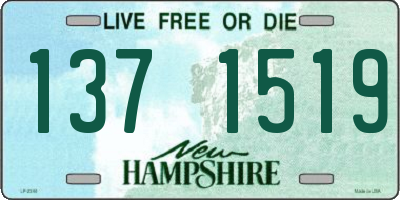 NH license plate 1371519