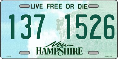 NH license plate 1371526