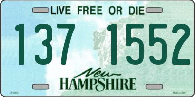 NH license plate 1371552