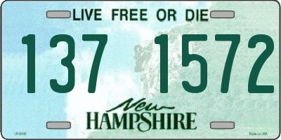 NH license plate 1371572