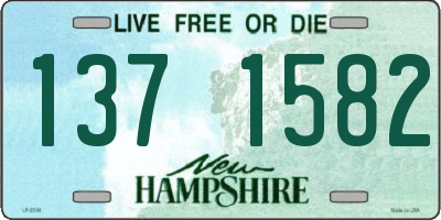 NH license plate 1371582