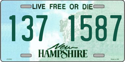 NH license plate 1371587