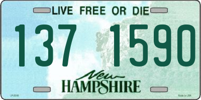 NH license plate 1371590