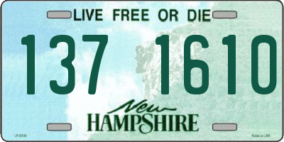 NH license plate 1371610