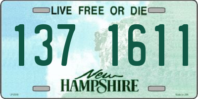 NH license plate 1371611