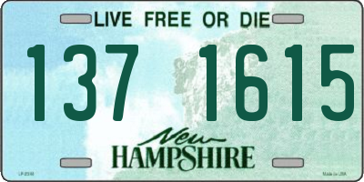 NH license plate 1371615