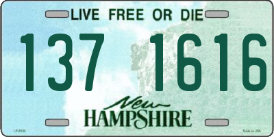 NH license plate 1371616