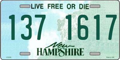 NH license plate 1371617