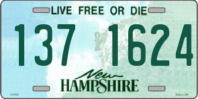 NH license plate 1371624