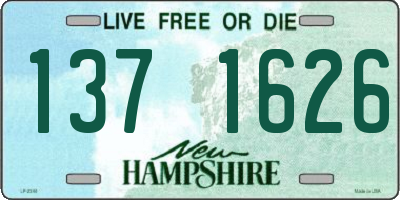 NH license plate 1371626