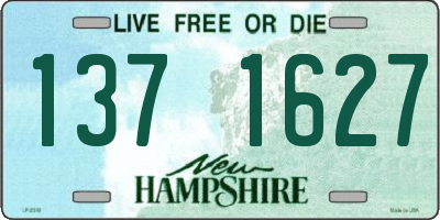 NH license plate 1371627