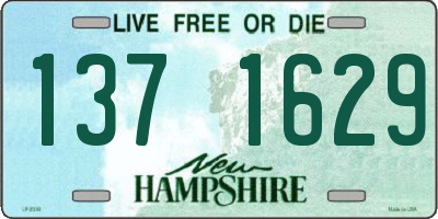 NH license plate 1371629