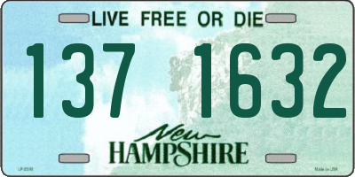 NH license plate 1371632