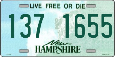 NH license plate 1371655