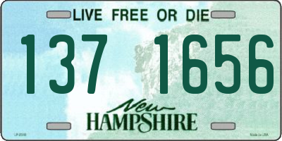 NH license plate 1371656