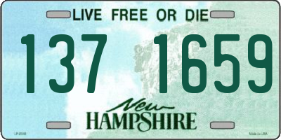 NH license plate 1371659
