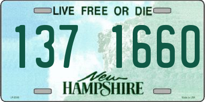 NH license plate 1371660