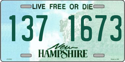 NH license plate 1371673