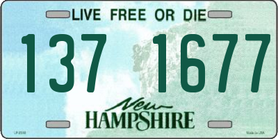 NH license plate 1371677
