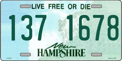 NH license plate 1371678
