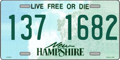 NH license plate 1371682
