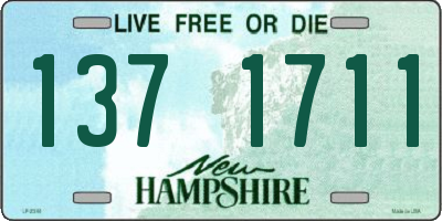 NH license plate 1371711