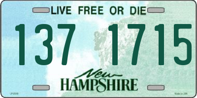 NH license plate 1371715