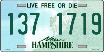 NH license plate 1371719