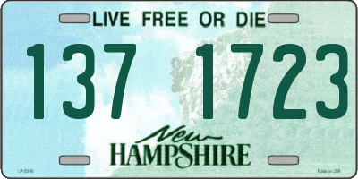 NH license plate 1371723