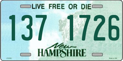 NH license plate 1371726
