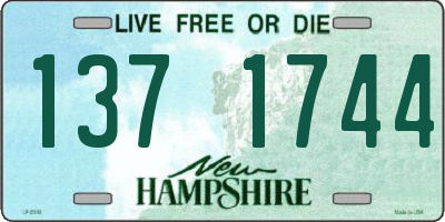NH license plate 1371744