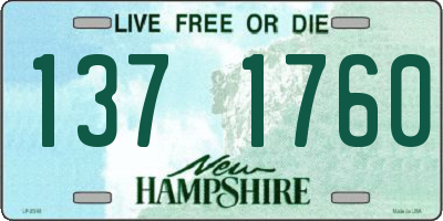 NH license plate 1371760