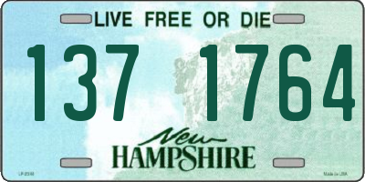 NH license plate 1371764