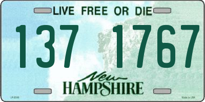 NH license plate 1371767