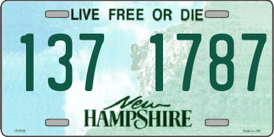 NH license plate 1371787