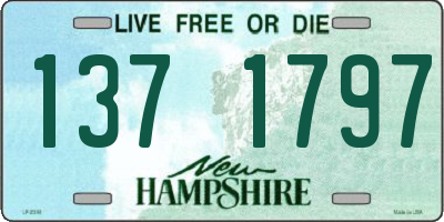 NH license plate 1371797