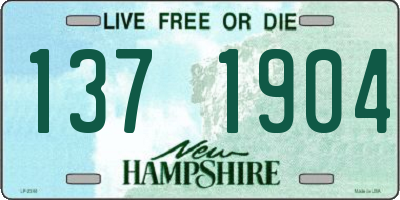 NH license plate 1371904