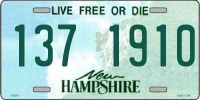 NH license plate 1371910