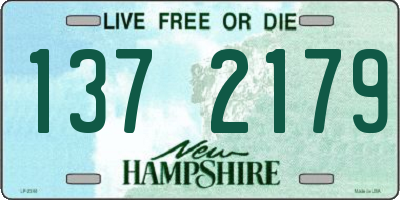 NH license plate 1372179